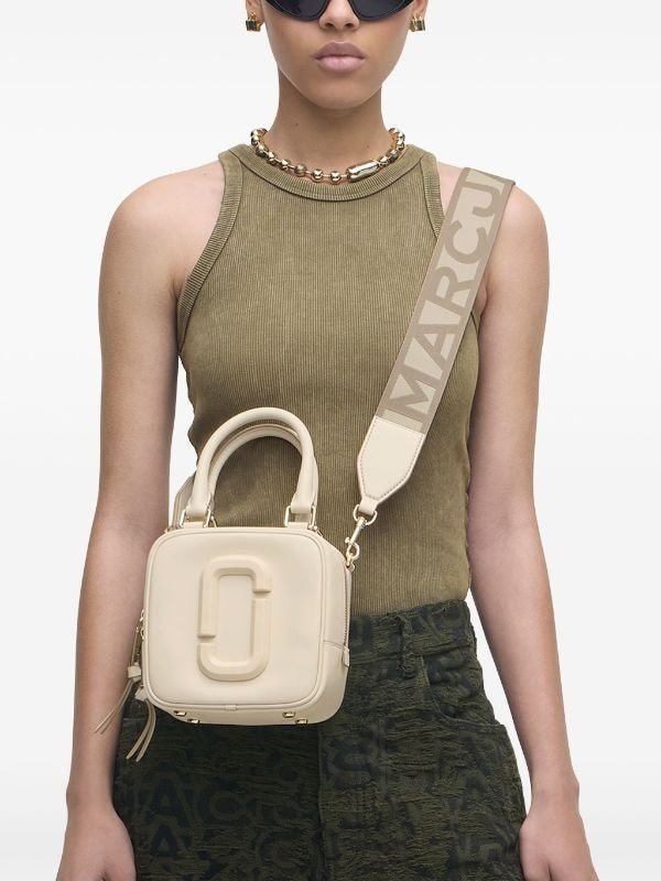 Marc Jacobs cream Shoulder Bag 'The Covered J Marc Cube' - Image 3