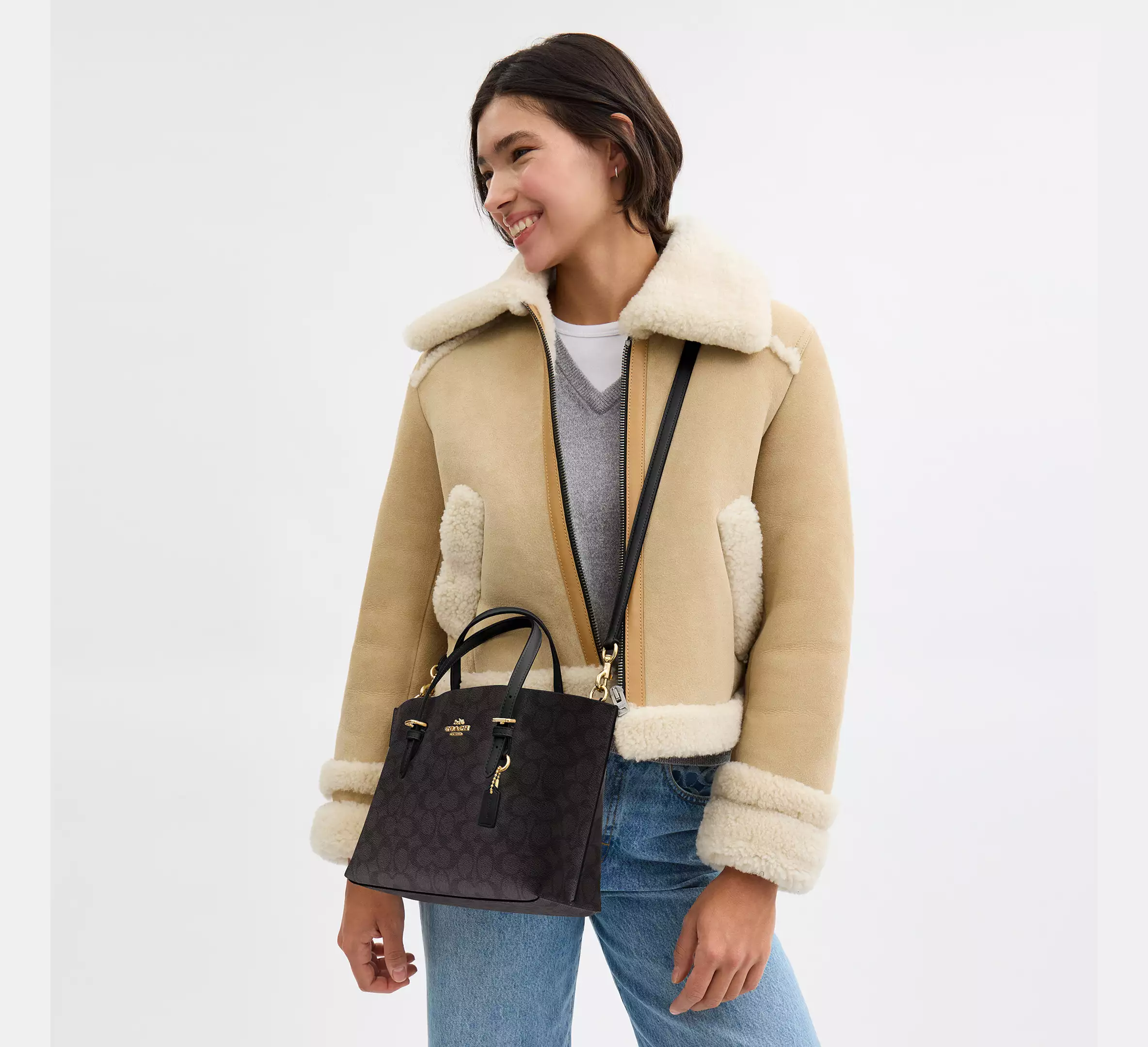 Mollie Tote Bag 25 In Signature Canvas - Image 6