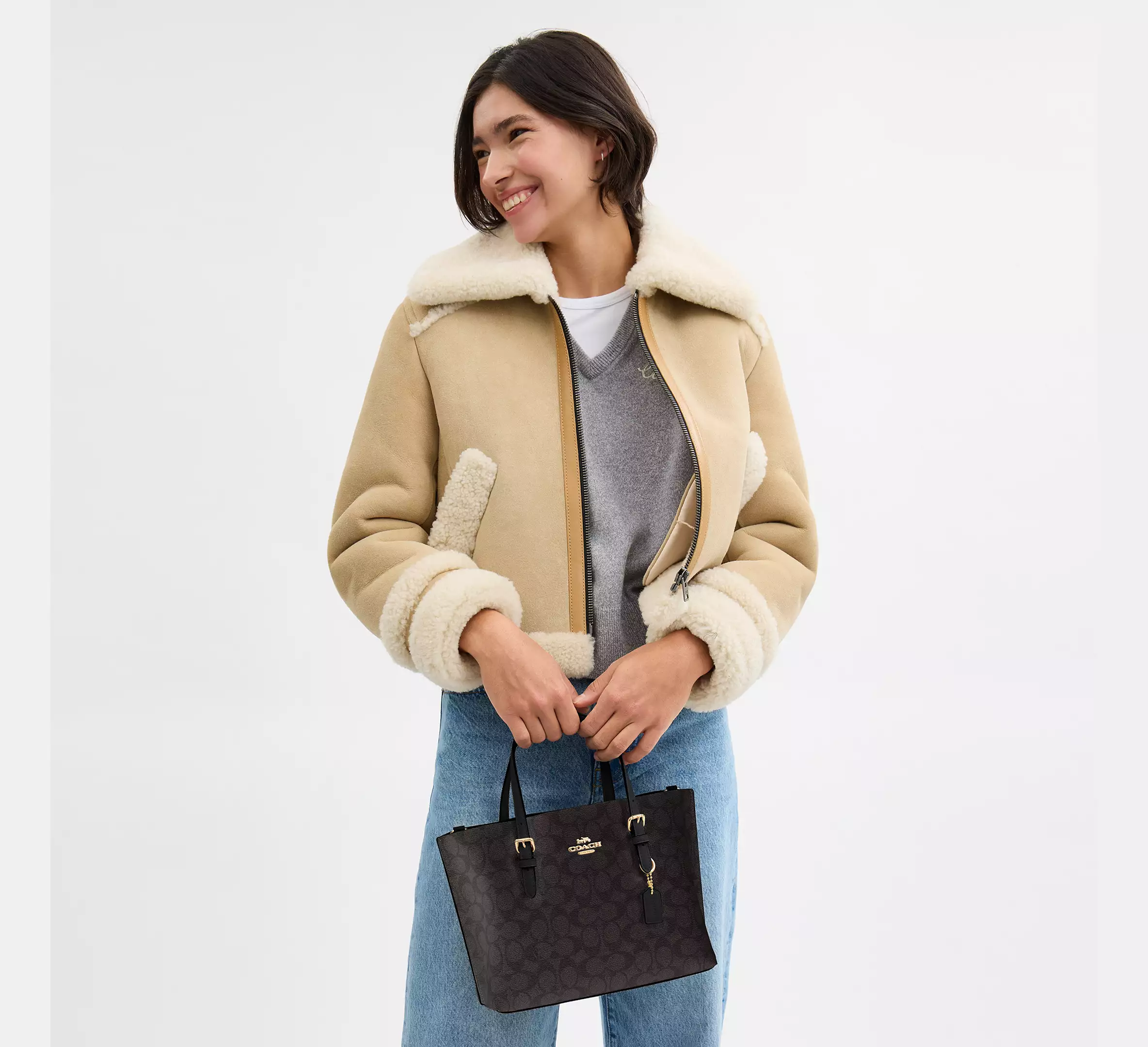 Mollie Tote Bag 25 In Signature Canvas - Image 5