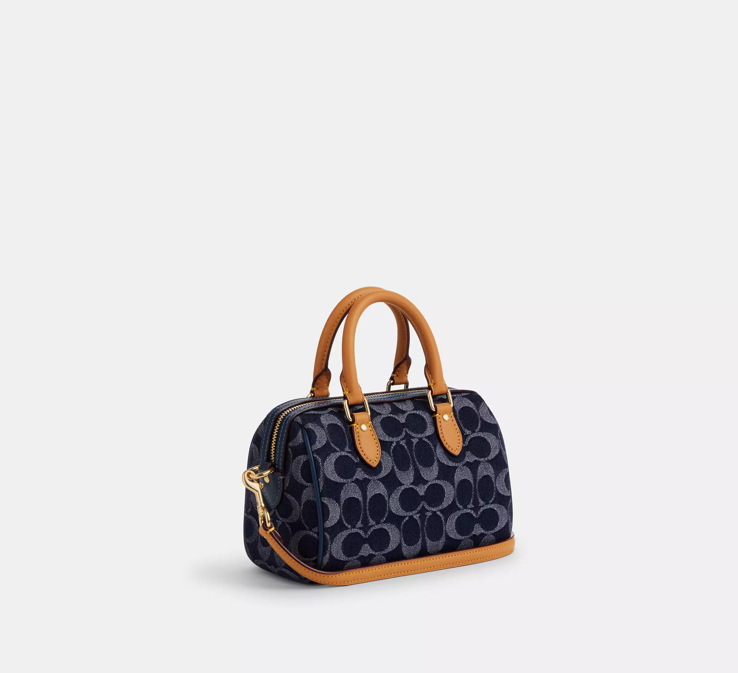 Mini Rowan Crossbody Bag In Signature Denim - Image 7